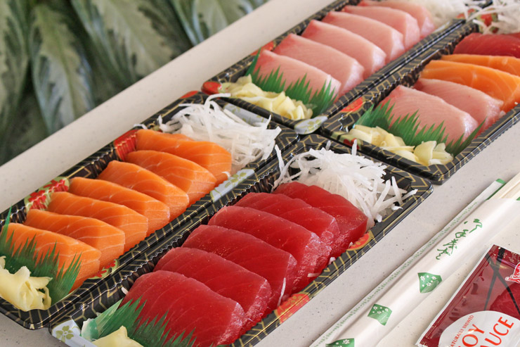 刺身（各$11）