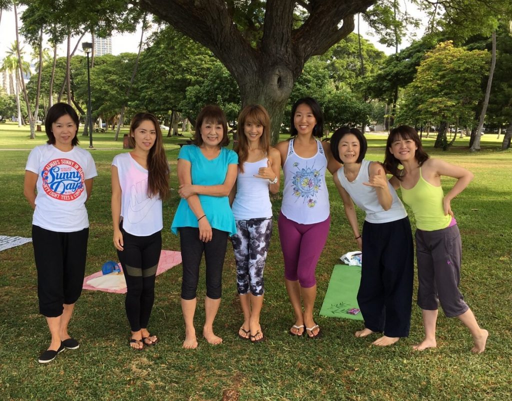 花田美恵子さんとパームスヨガ特別企画