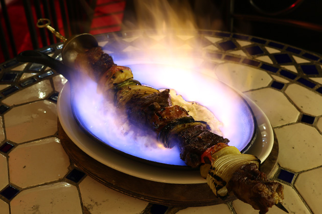 炎のアンガスビーフのリブアイステーキが大人気！