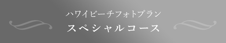 ビーチフォトプランスペシャルコース