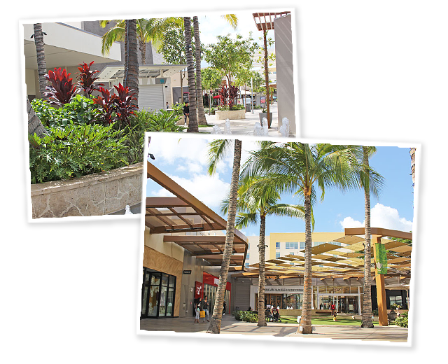 ハワイのオアフ島西部にある巨大な屋外ショッピングモール カ マカナ アリイでショッピング グルメ三昧 アロハストリート ハワイの予約 クーポン