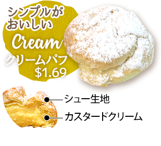 クリームパフ