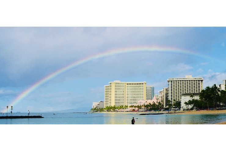 ハワイの虹