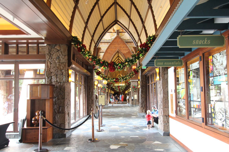 リゾート内には、クリスマスソングが鳴り響いてホリデー感たっぷり！