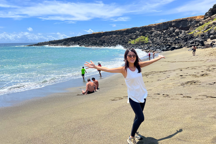 行く価値大！ハワイ島にある緑色のビーチが美しすぎた | アロハ