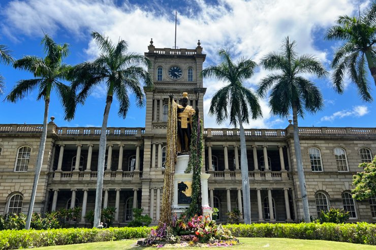 ハワイのおすすめ観光スポット　カメハメハ大王像