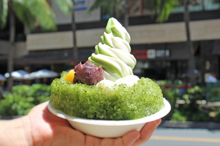 ハワイ 抹茶カフェ舞妓 シェイブアイス