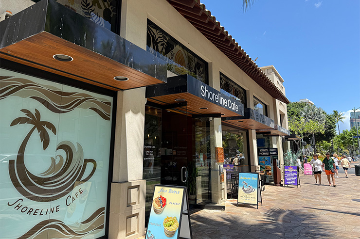 ハワイ ショアライン・カフェ 外観