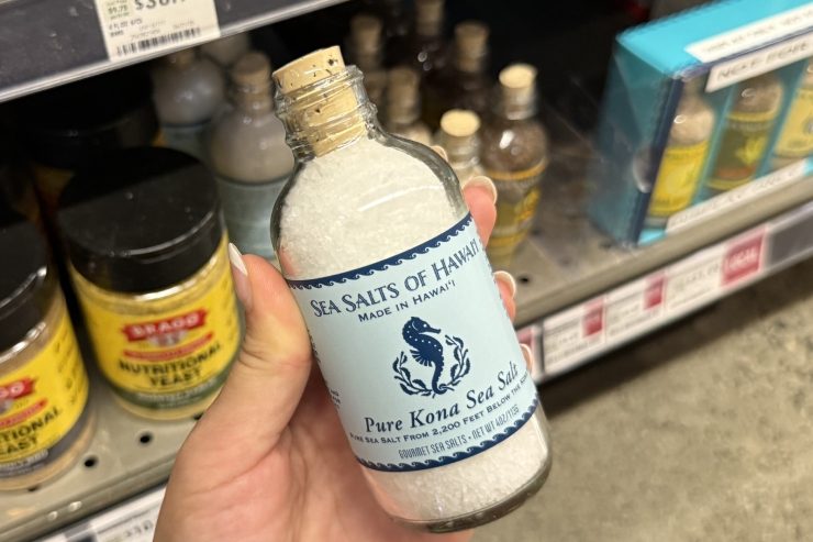 ハワイのホールフーズで買えるハワイ島コナのシーソルト