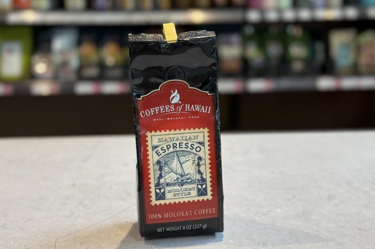 ハワイのホールフーズで買えるモロカイ産のコーヒー