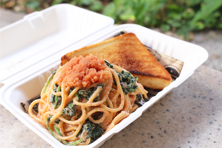 明太子パスタ（$12.50）