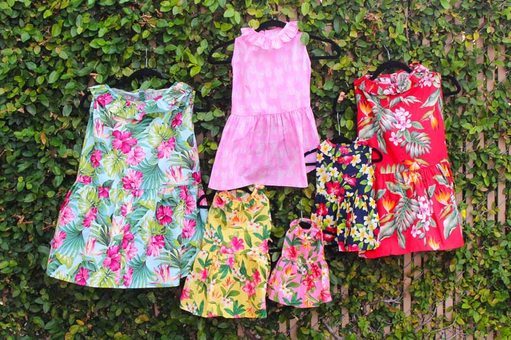 メイド・イン・ハワイのアロハドレス（XS〜L＄45、XL$50）