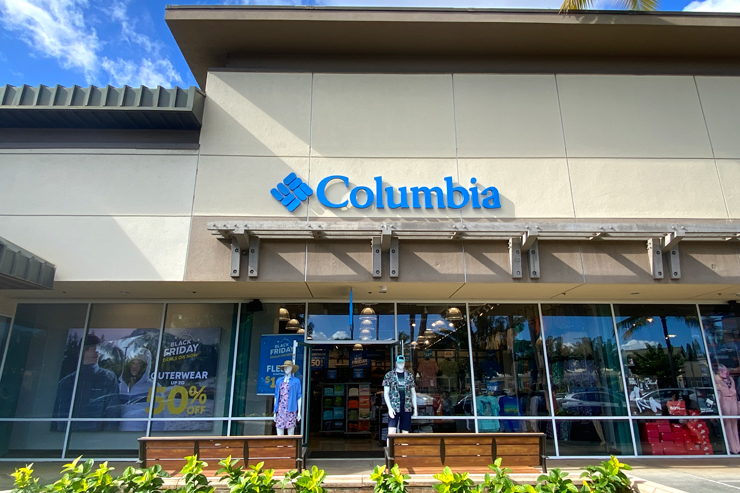 コロンビアがワイケレのアウトレットに初店舗をオープン