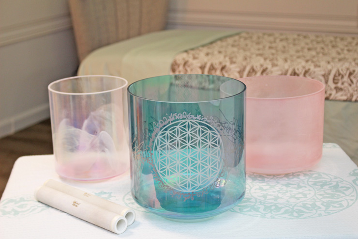 ハワイ ハレカイスパ クリスタルボウルサウンドヒーリング