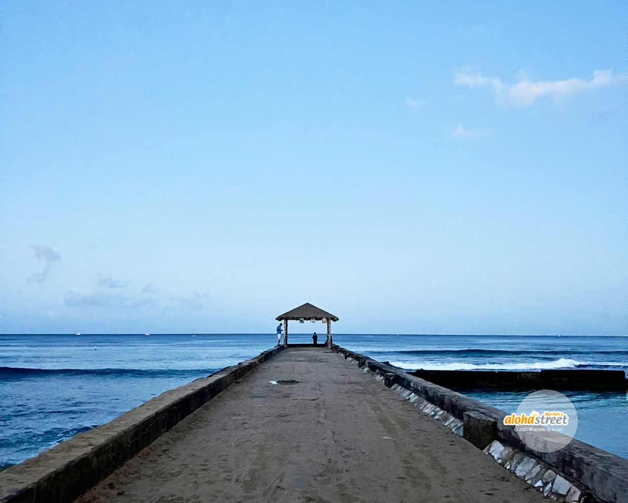 キリッとした空気が気持ち良い早朝のワイキキ