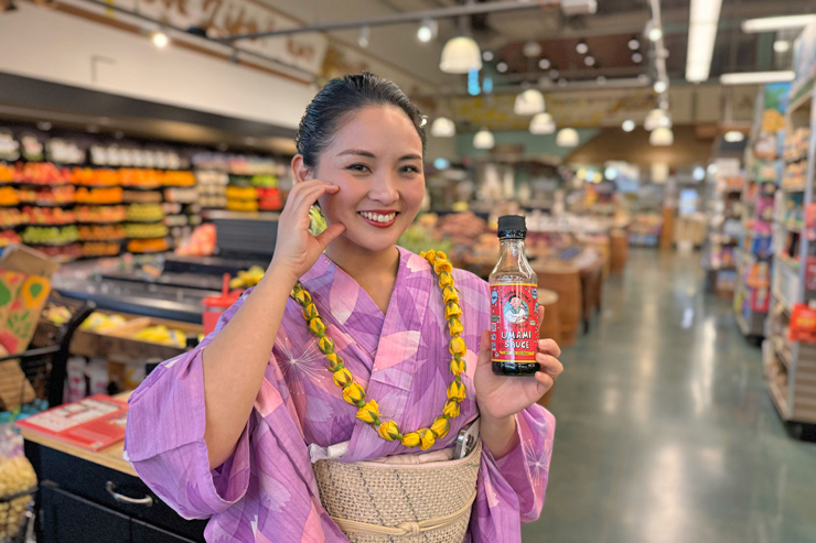 Kimono Momがハワイ初登場！話題のUMAMIソースを語る