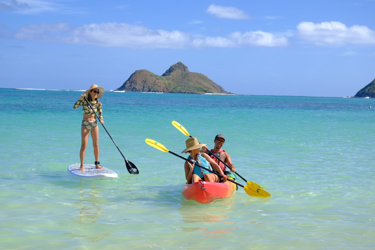 海のアクティビティ、カヤック・SUPはカイルアで！