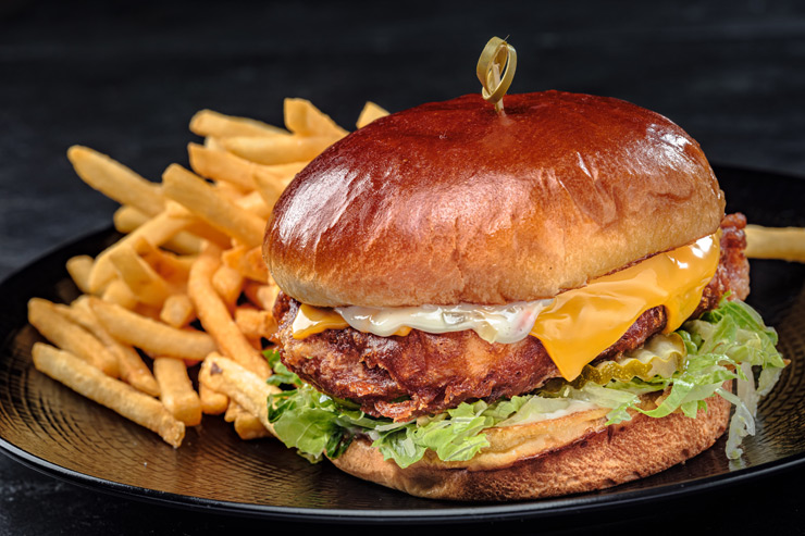 バンザイ・バーガーのローカルキャッチ・サンドイッチ