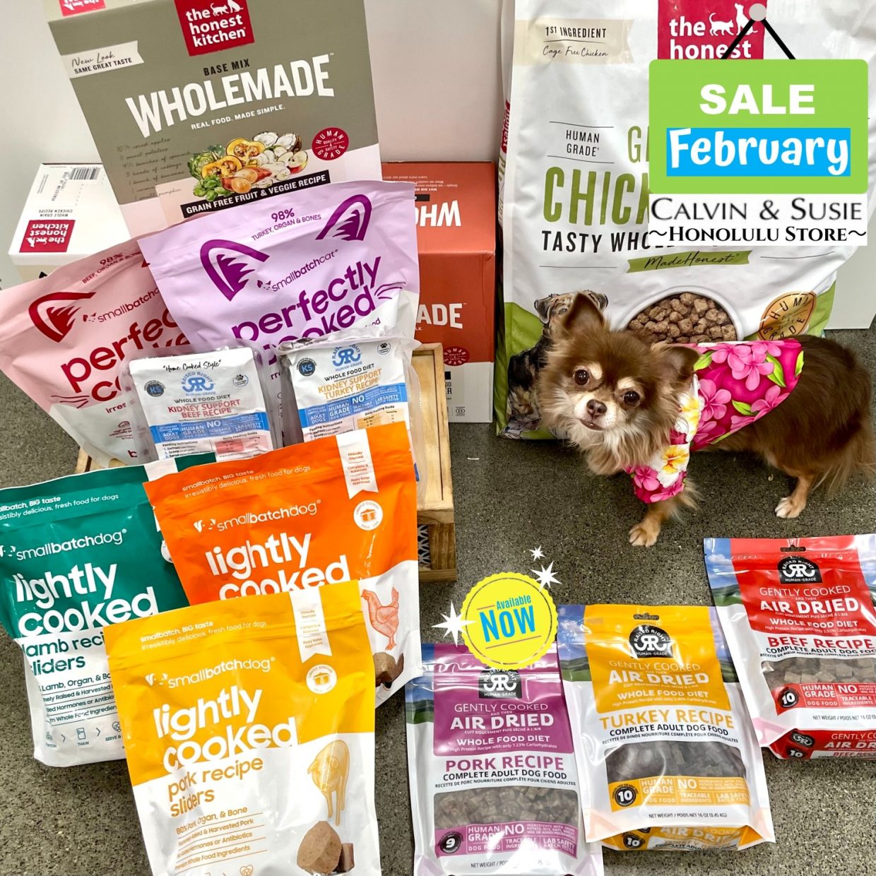 【カルビン＆スージー】ハワイで買うペットフード２月お得情報