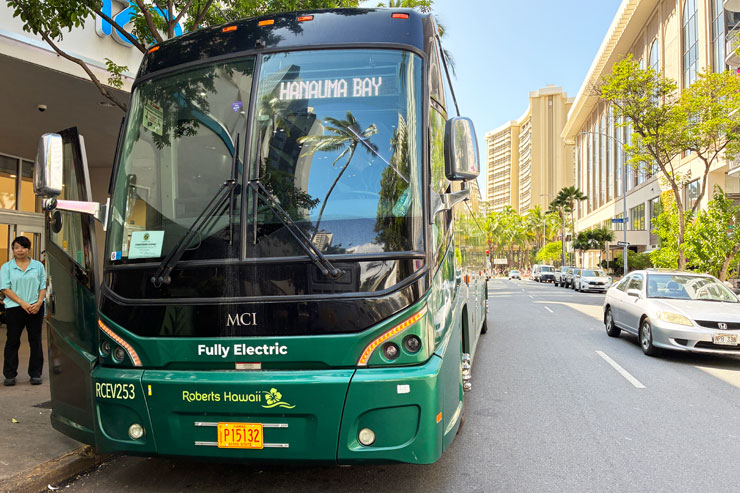 ロバーツハワイ　ハナウマ湾ツアー