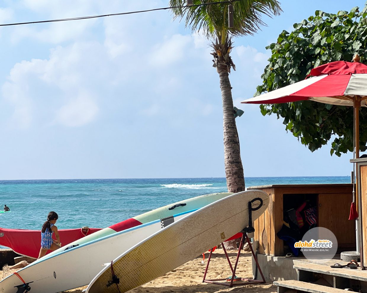 潮風が気持ち良いワイキキ