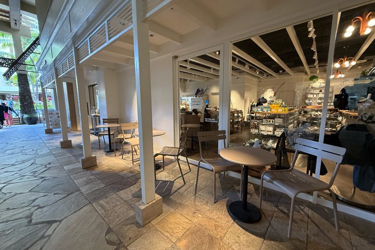 ディーン＆デルーカ ハワイのイートインスペース