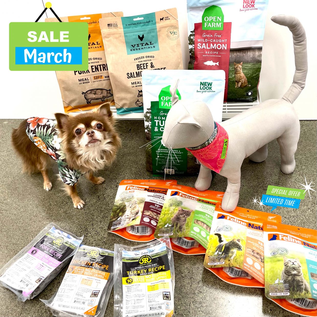 【カルビン＆スージー】ハワイで買うペットフード３月お得情報