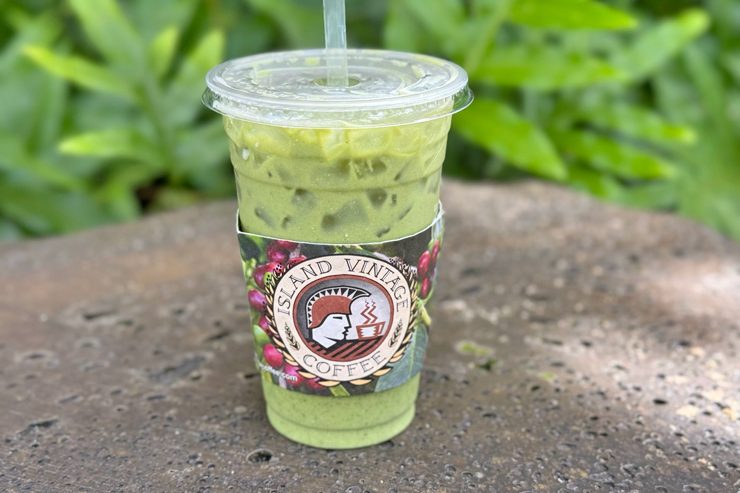 アイランドヴィンテージコーヒーの抹茶ラテ