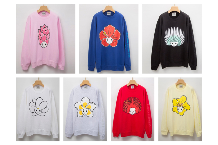 日本とハワイで大活躍！人気の長袖Tシャツ＆トレーナー