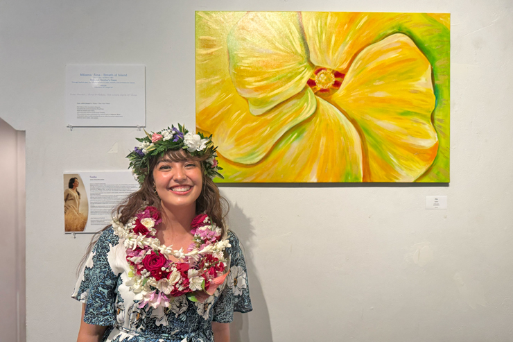 タレントのサーシャがハワイで初個展を開催！