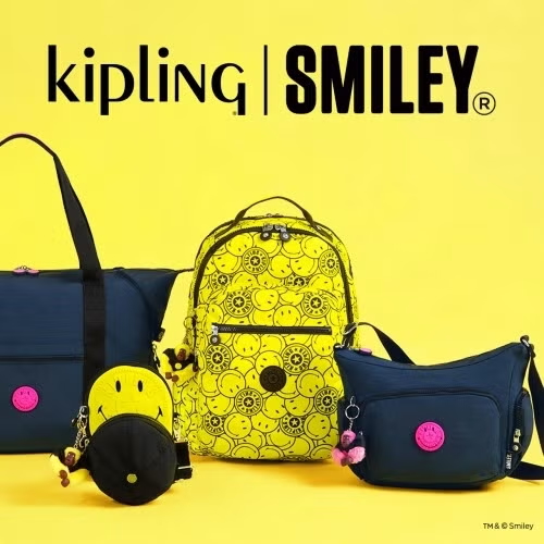 キプリング × スマイリー®コラボ、新登場！😊 💛