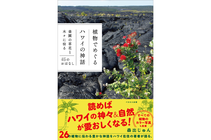 植物でめぐるハワイの神話。森出じゅんさんの新刊発売