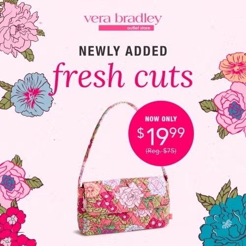 ヴェラ・ブラッドリーから、春の新作フレッシュカットが入荷しました🌸 ✨