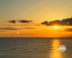 ハワイの夕日が作るオレンジロード