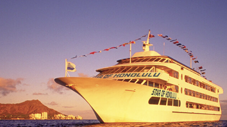 王道のサンセットディナークルーズ🚢