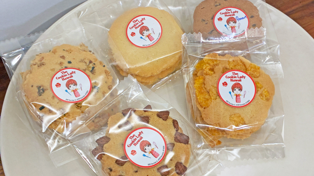 クッキー3枚入りミニパック進呈