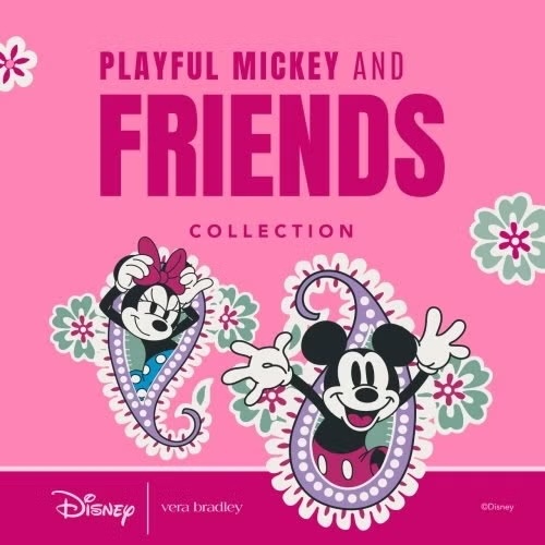 ミッキー＆フレンズ × ヴェラ・ブラッドリーの新コレクション登場✨