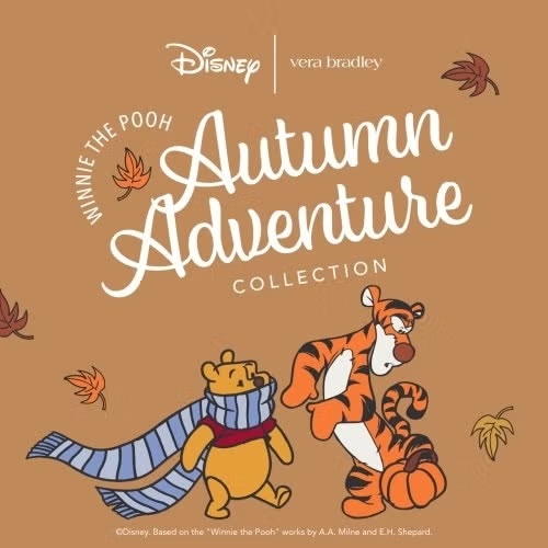 🍂 くまのプーさん × ヴェラ・ブラッドリーの秋コレクション登場！✨