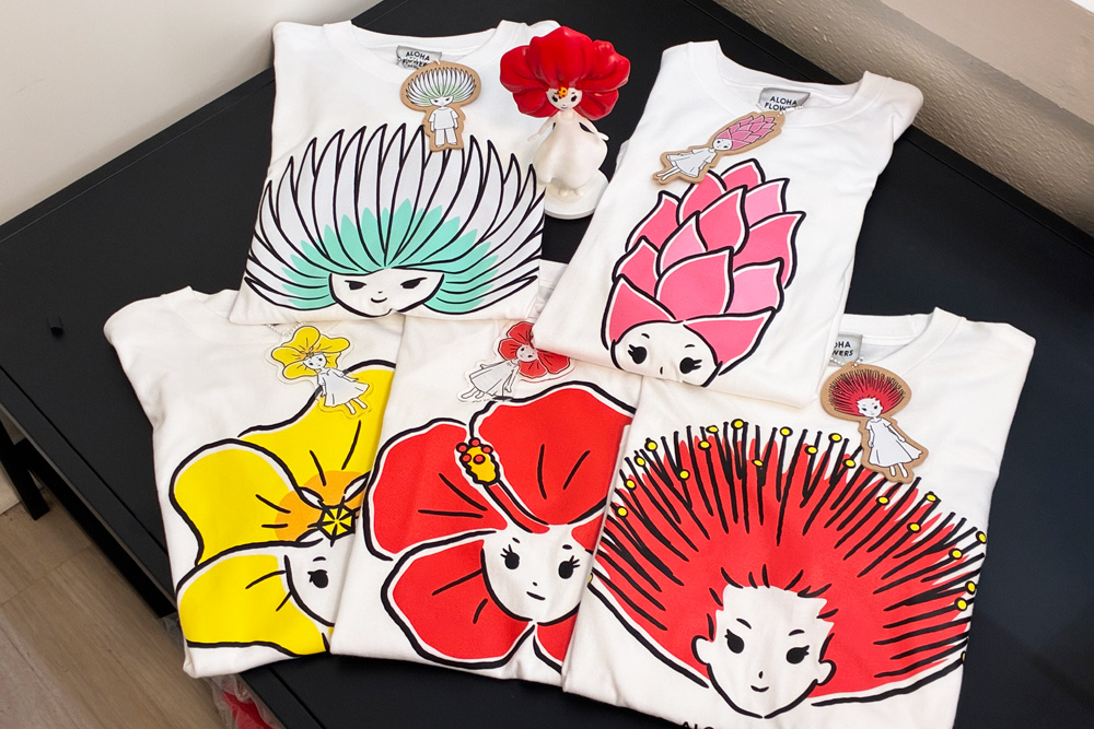 ハワイ アロハフラワーズ Tシャツ