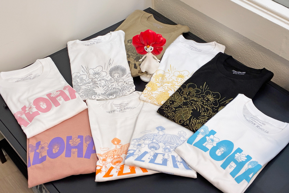 ハワイ アロハフラワーズ Tシャツ