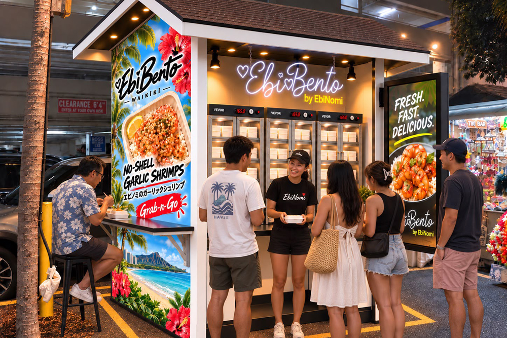 エビノミがテイクアウトスタイルの新店舗を近日オープン